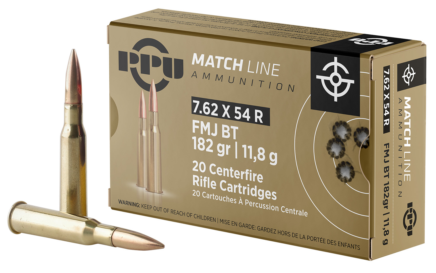 TRZ Trading 7.62x54R 182gr FMJ – 20rd