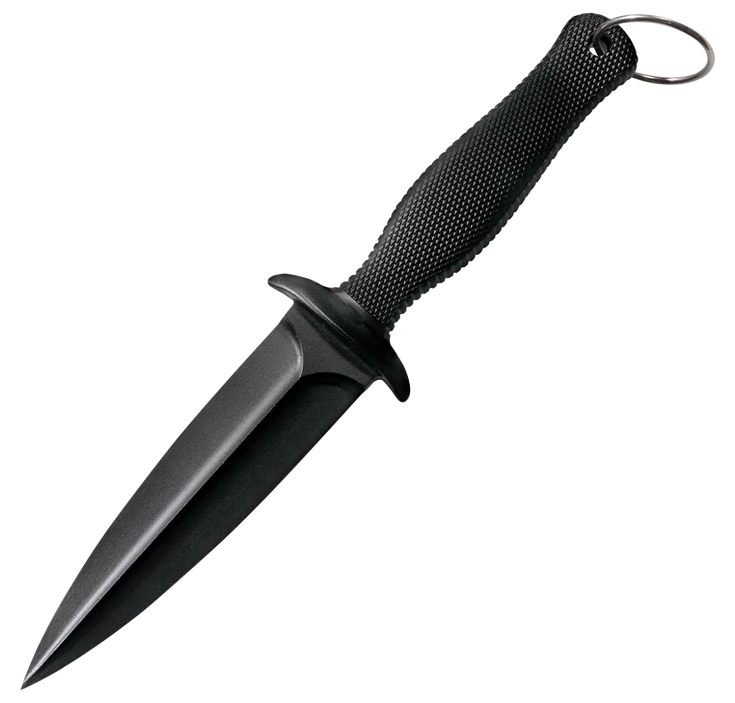 Cold Steel CS-92FBA FGX Boot Blade II 5″ Fixed Plain Black Griv-Ex Blade/Black Checkered Kray-Ex Handle