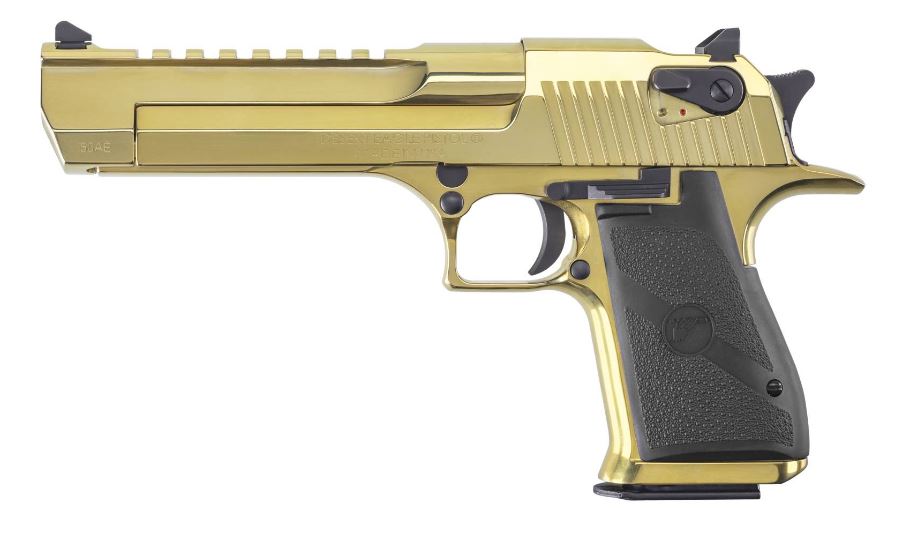 **BLEM** MR DESERT EAGLE 50AE 6 GOLD ZIRCO BLK APPS