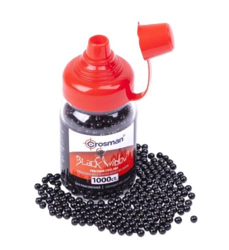 CROSMAN BLACK WIDOW BB’S 4.5MM – 1000CT