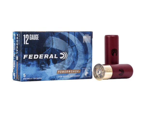 FED 12GA 23/4″ 00BK 9 PELLET 5/BX