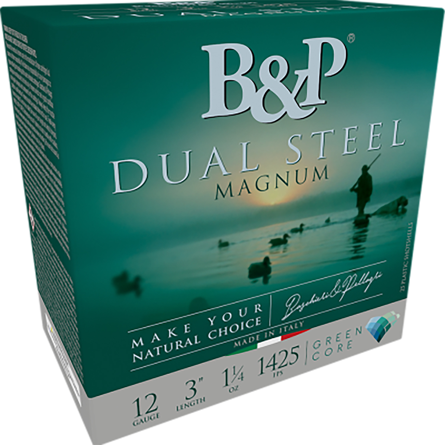 B&p Ammunition 12B8DS23 Dual Steel 12Gauge 3″ 1 1/8oz 2/3Shot 10 Per Box/10 Case