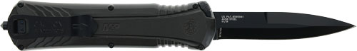 S&W M&P OTF 3.5″ SINGLE EDGE – SPEAR POINT BLACK/GRAY