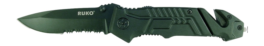 RUKO RUK0144S-CS 440A 3-1/4″BLK RUBBER FOLDING