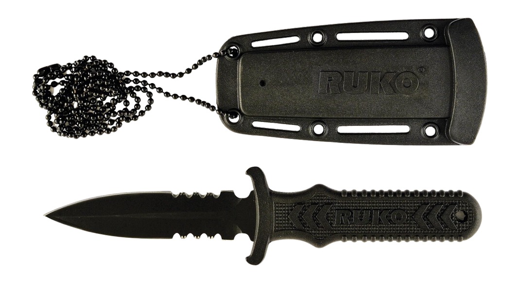 RUKO RUK0097 440A TIN 3″NECK/BOOT KNIFE